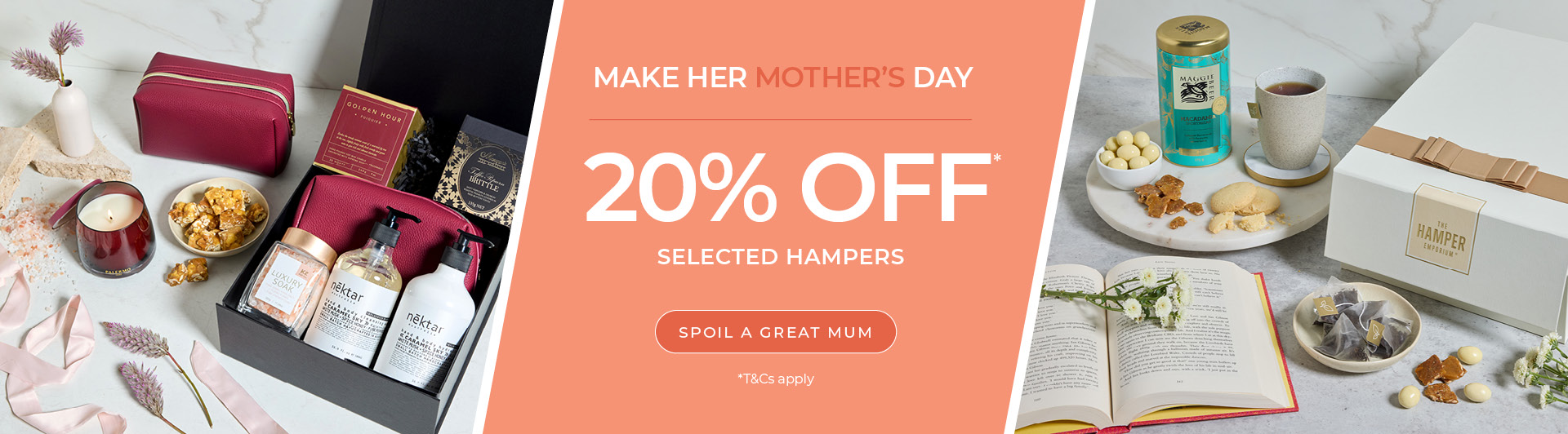 Mother's Day - 15% Off Selected Hampers