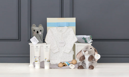 Baby Bathtime & Snuggles Boy Hamper