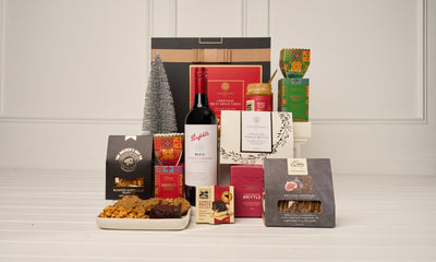 Christmas Indulgence Hamper with Penfolds Red Wine