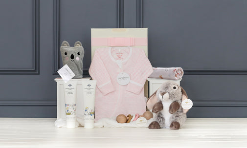 Baby Bathtime & Snuggles Girl Hamper
