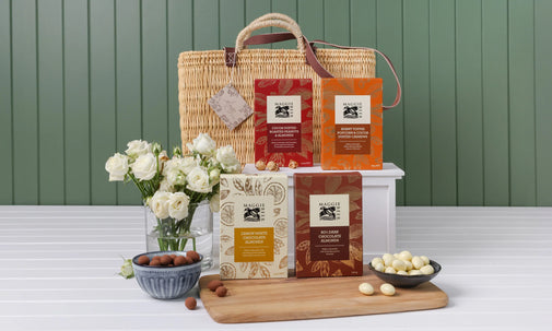 Small French Market Basket Chocolate Selection Hamper