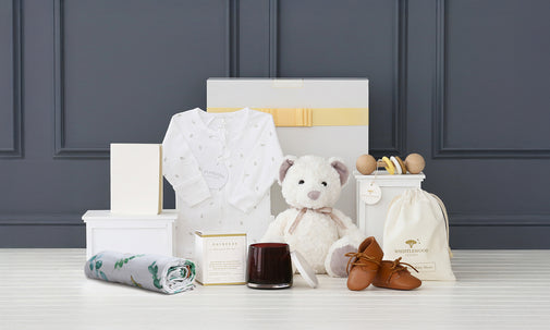 Luxury Baby Hamper with Pure Baby & Bear
