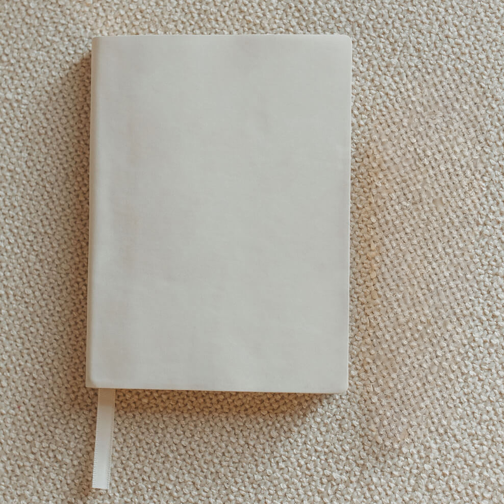 A6 Keepsake Notebook in white