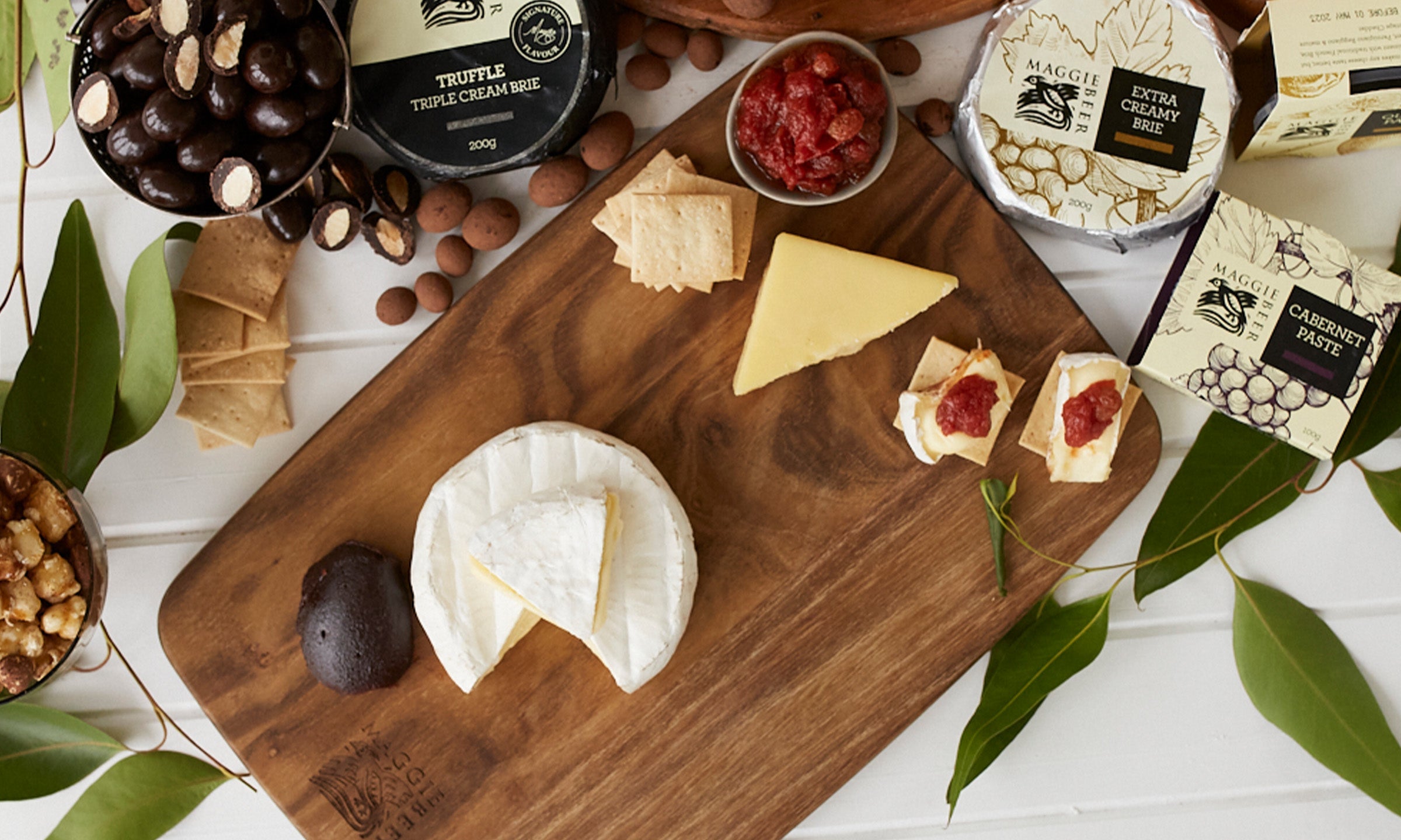 Maggie Beer Teak Wood Cheeseboard
