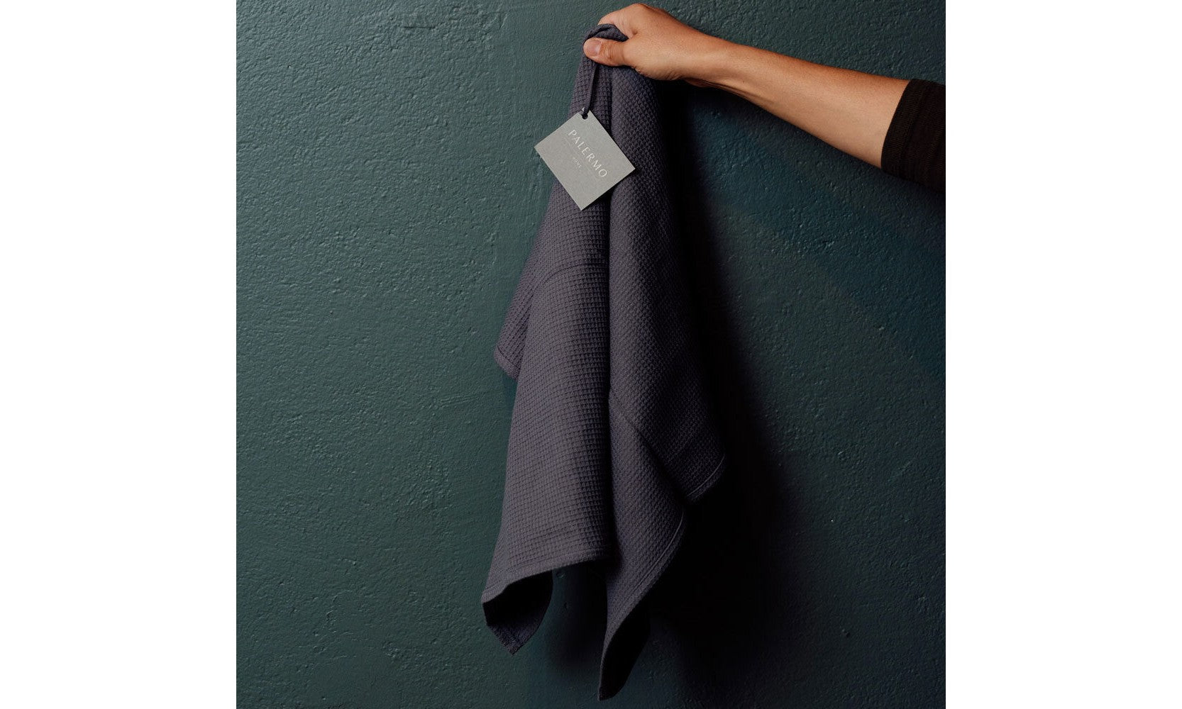 Palermo Tea Towel Charcoal