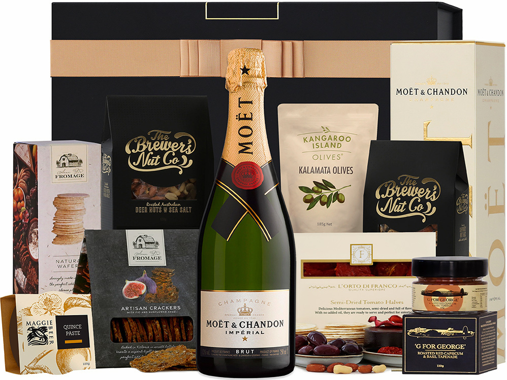 L.V.M.H. CHAMPAGNE GIFT BASKET