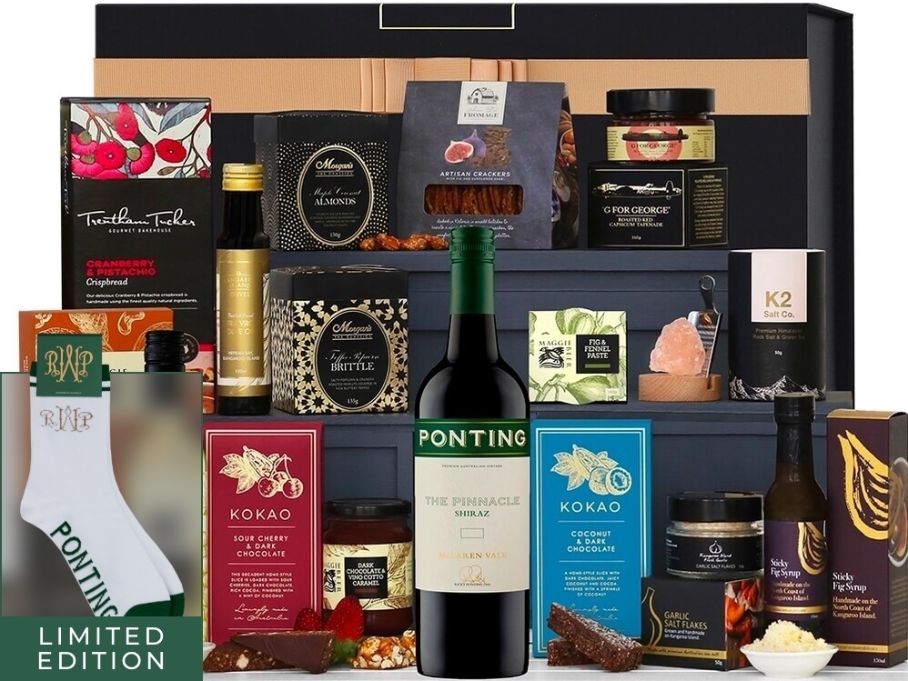The Ultimate Foodies Hamper with Ponting Wine