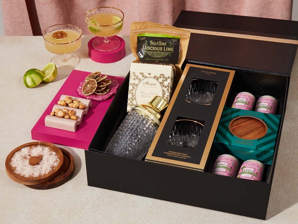 Margarita Pack with Cocktail Shaker & Champagne Coupe Hamper
