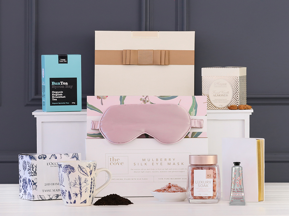 Gorgeous relaxation tea hamper for Mother's Day