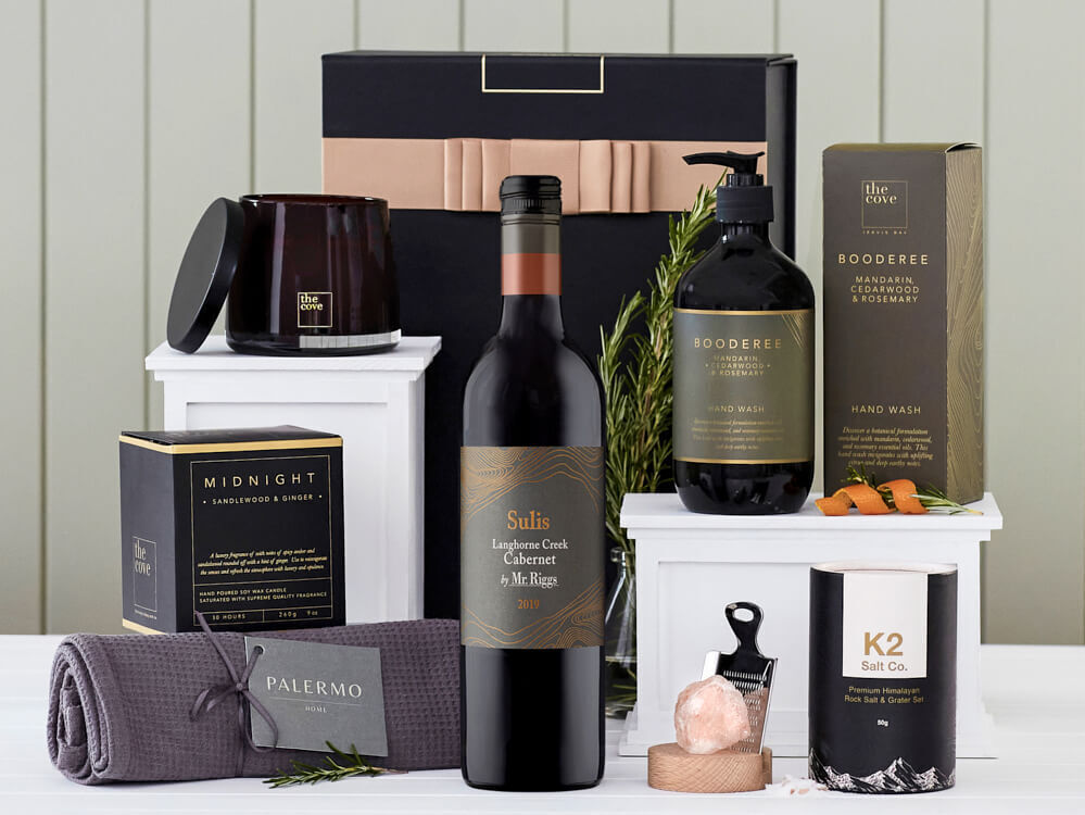 Corporate Home Essentials with Red Wine Hamper