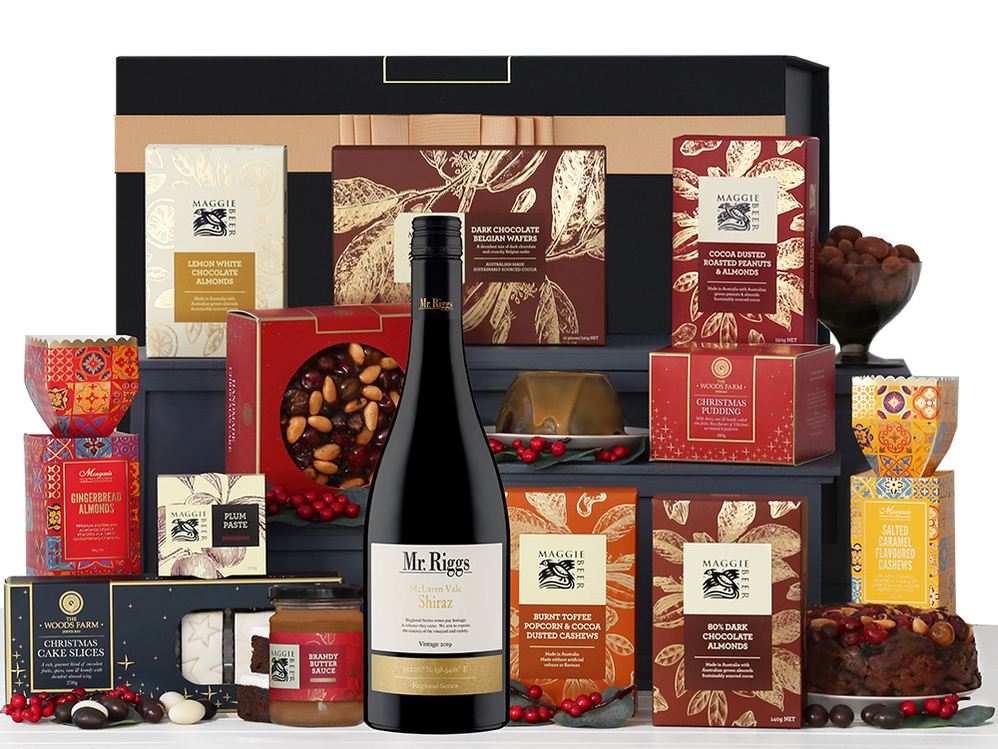 Christmas Decadence with Red Wine Hamper