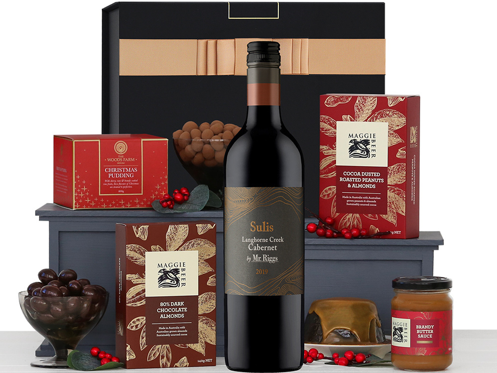 Corporate Christmas Cheer with Red Wine Hamper