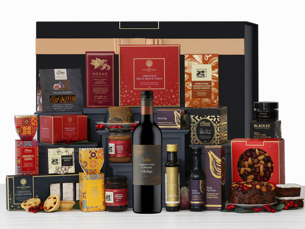 The Ultimate Christmas Foodies with Red Wine Hamper
