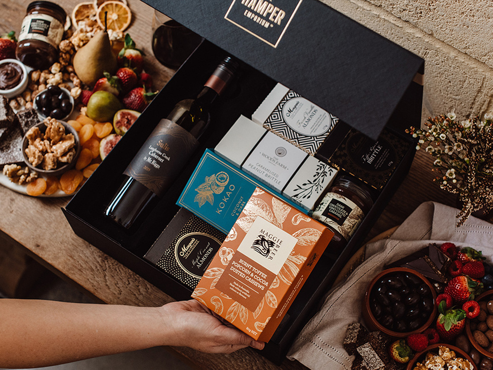 Red Wine & Sweet Bites Hamper