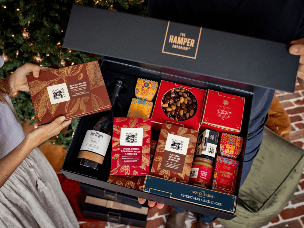 Christmas Decadence With Red Wine Hamper
