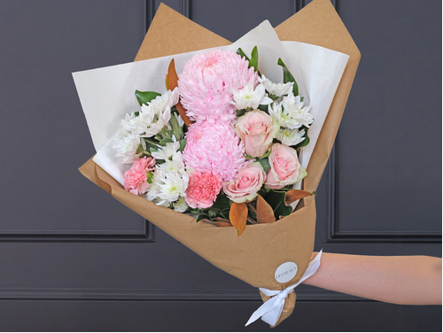 Pastel Flowers with A Touch of Luxury Hamper