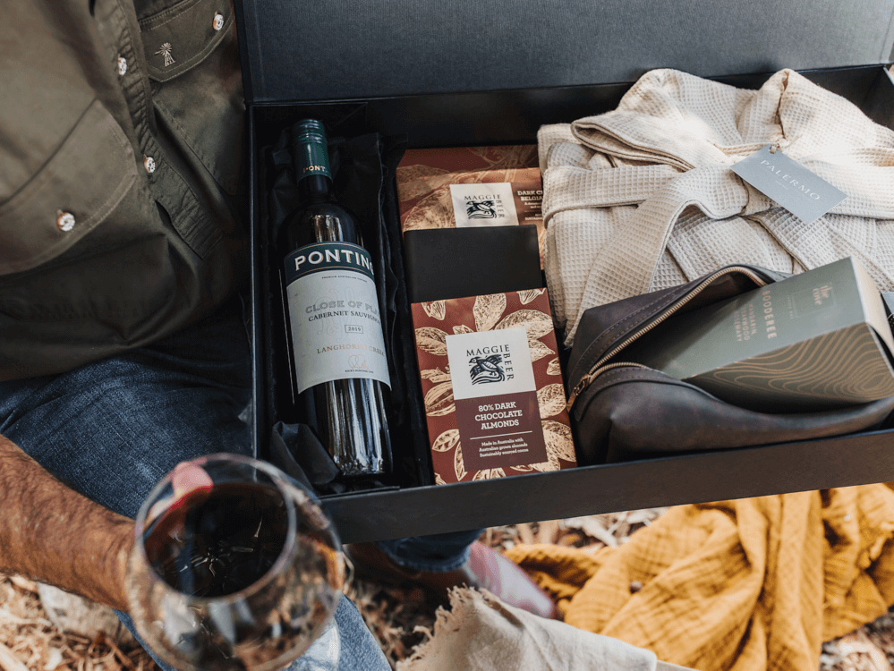Men's Relax & Indulge With Red Wine Hamper