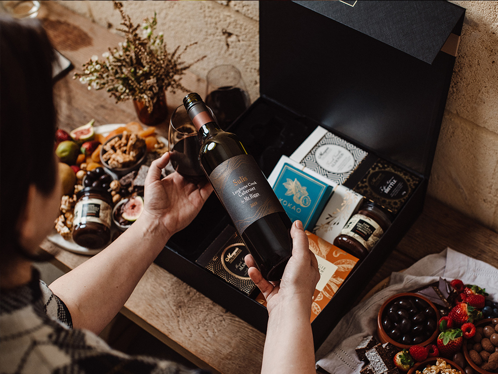 Red Wine & Sweet Bites Hamper