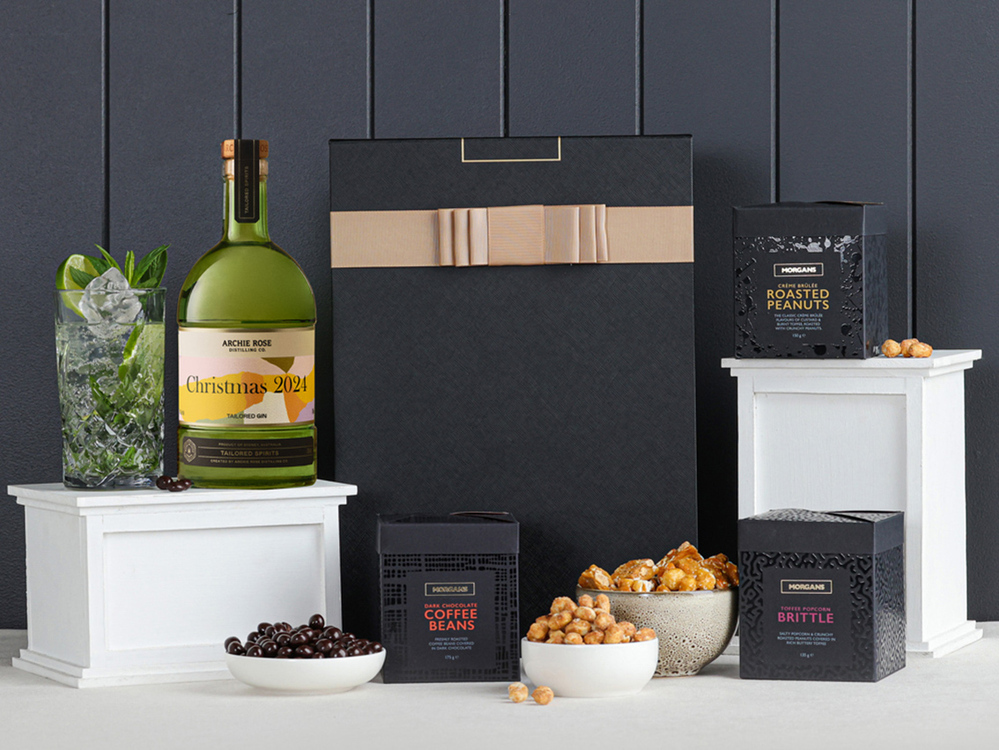 The Archie Rose Tailored Gin Sweet Treats Hamper