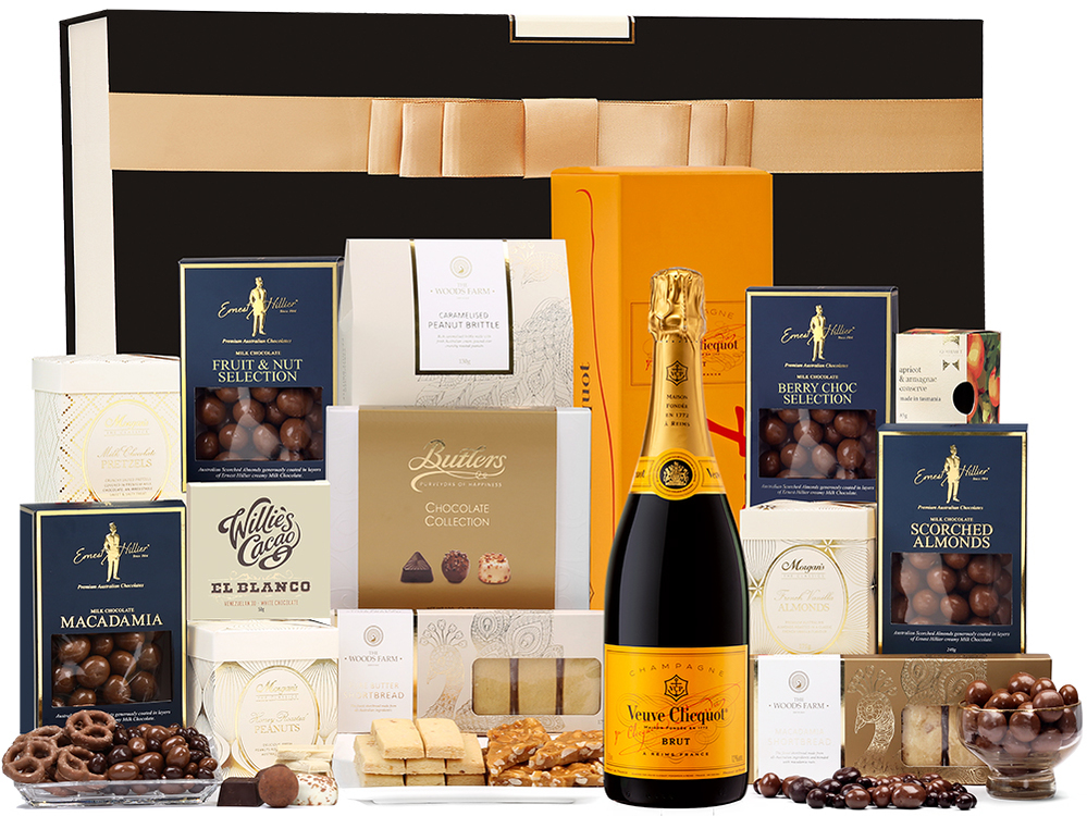Luxury Chocolate & Champagne Hamper For Mums