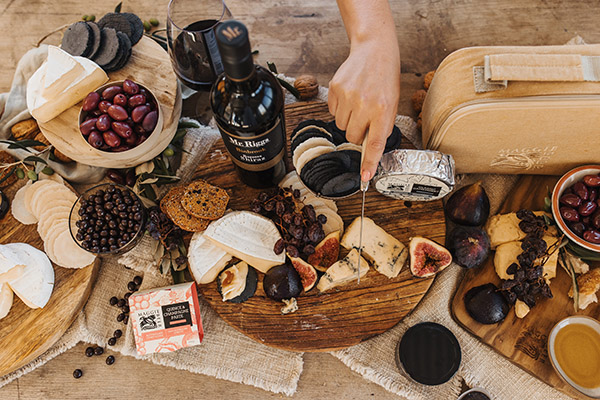 cheese hamper grazing platter