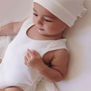 Pure Baby Organic Singlet Bodysuit White