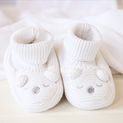 Sheridan Kuddleigh Booties White