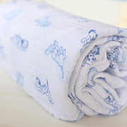 Sheridan Wrap Blue Puppies