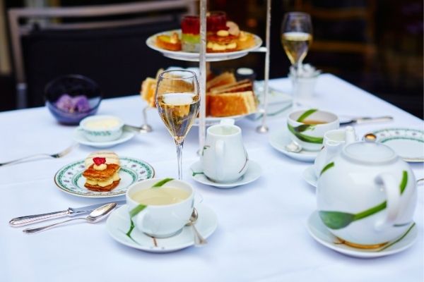 Indulging in a relaxing afternoon tea, savoring a lazy Saturday