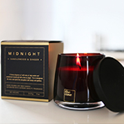 'Midnight' Hand Poured Soy Wax Candle