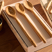 Wooden Spoons in Olive Wood