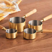 Olive Wood Measuring cups set of 4