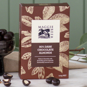 Maggie Beer 80% Dark Chocolate Almonds 140g