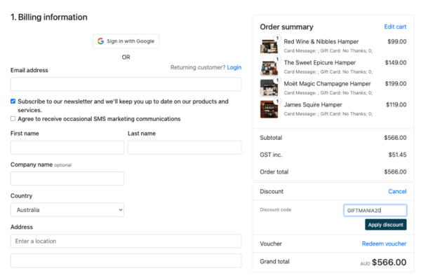 How to use discount codes