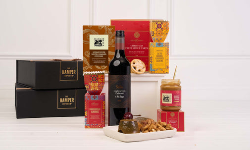 Christmas Bites with Red Wine Hamper