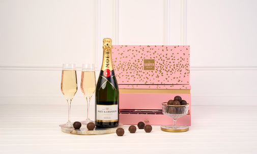 Blush & Gold Moët Chocolate Celebration Gift Box
