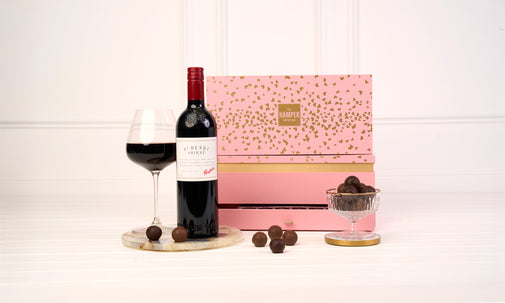 Blush & Gold Penfolds St Henri & Chocolate Gift Box