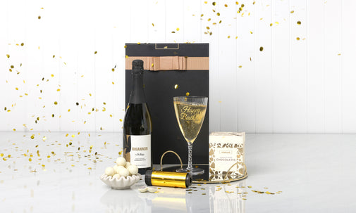 Happy Birthday with Sparkling Wine & Chocolates Gift Hamper