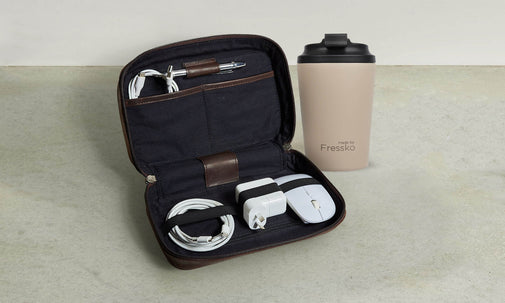 Leather Tech Organiser Corporate Gift Pack