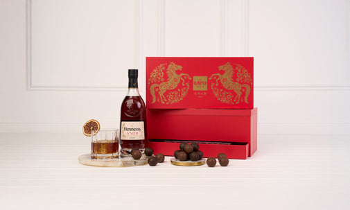 Lunar New Year Hennessy Cognac & Chocolate Gift Box