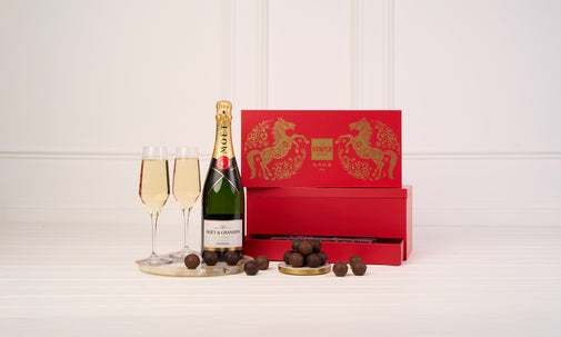 Lunar New Year Moët Champagne & Chocolate Gift Box