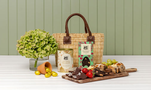 Mini French Market Basket Easter Gift Hamper