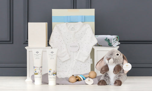 Baby Bathtime & Snuggles Boy Hamper