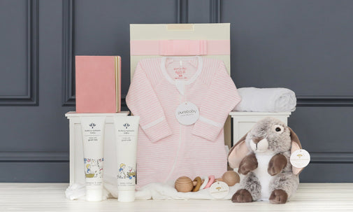 Baby Bathtime & Snuggles Girl Hamper