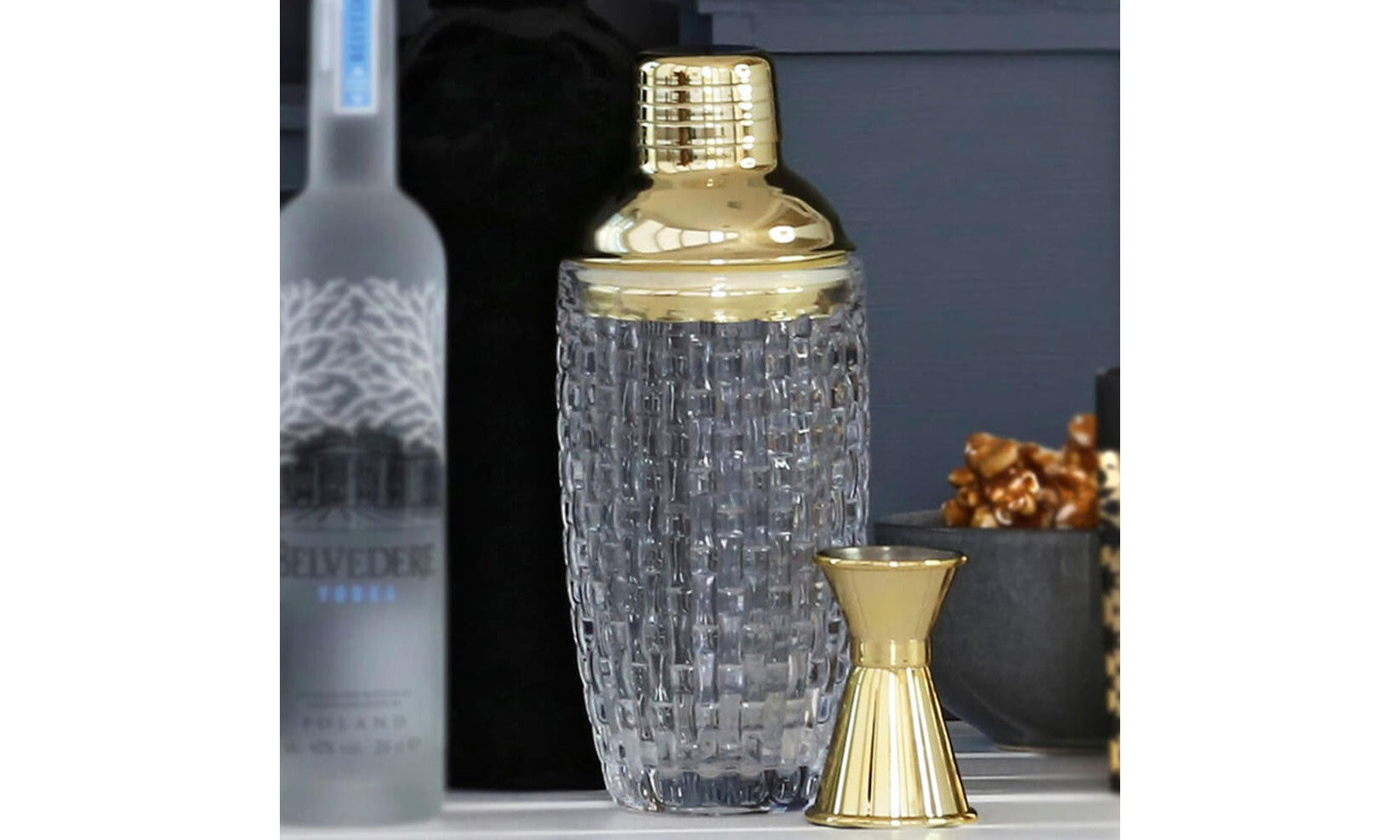 Glass Cocktail Shaker Set