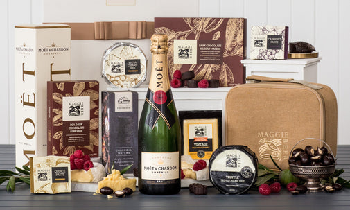 Luxury Cheese & Chocolate Hamper with Moët