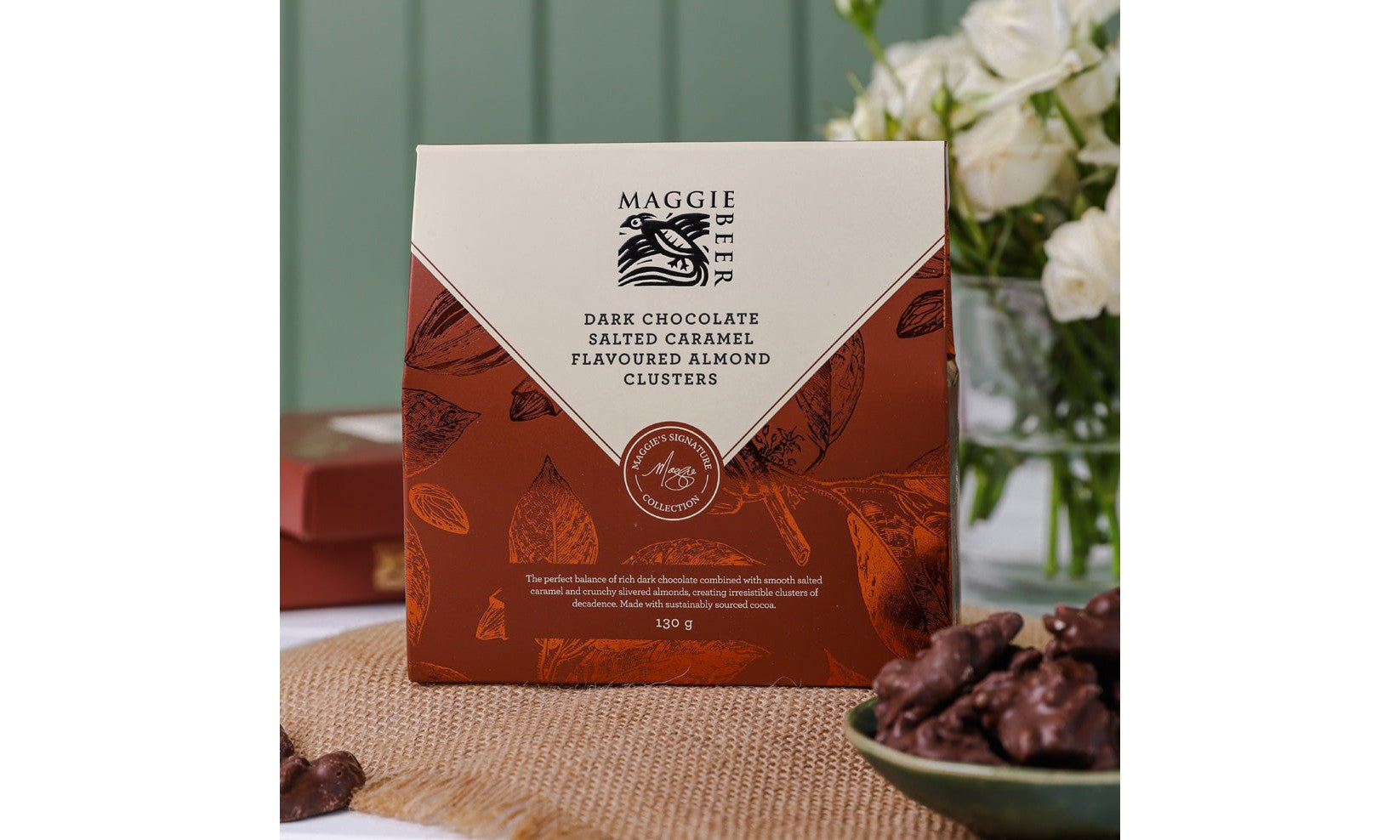 Maggie Beer Dark Chocolate Salted Caramel Clusters