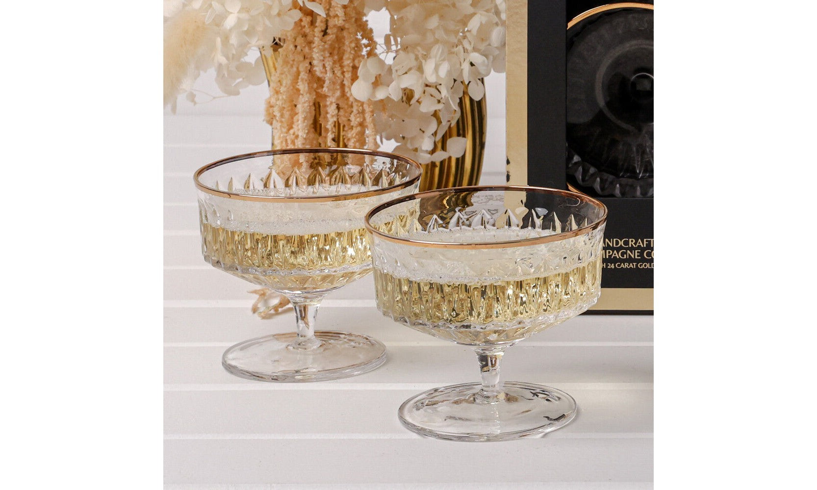 Palermo Champagne Coupes - 2 Pack