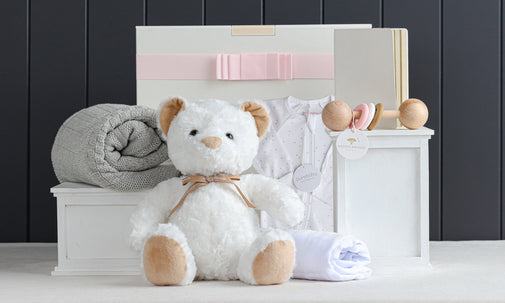 Sheridan Baby Girl Snuggles Hamper